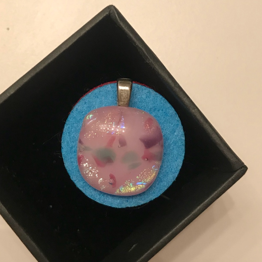 Glass Necklace Pendant